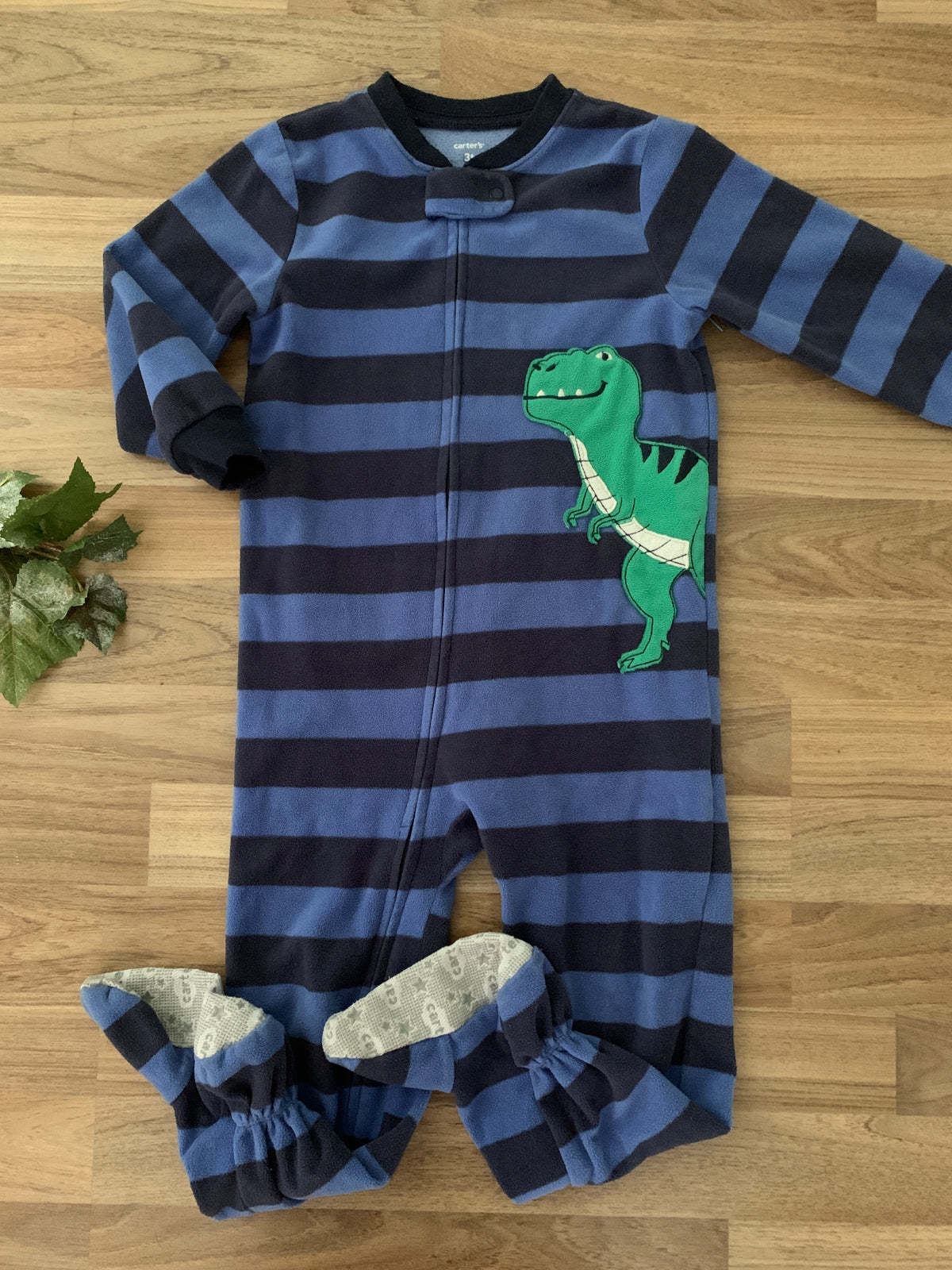 One Piece Footed Pjs (Boys Size 3)