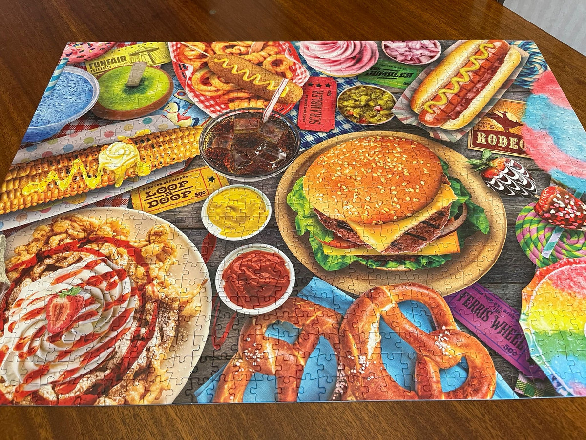 FUN FAIR FOOD PUZZLE - 1000 PIECES