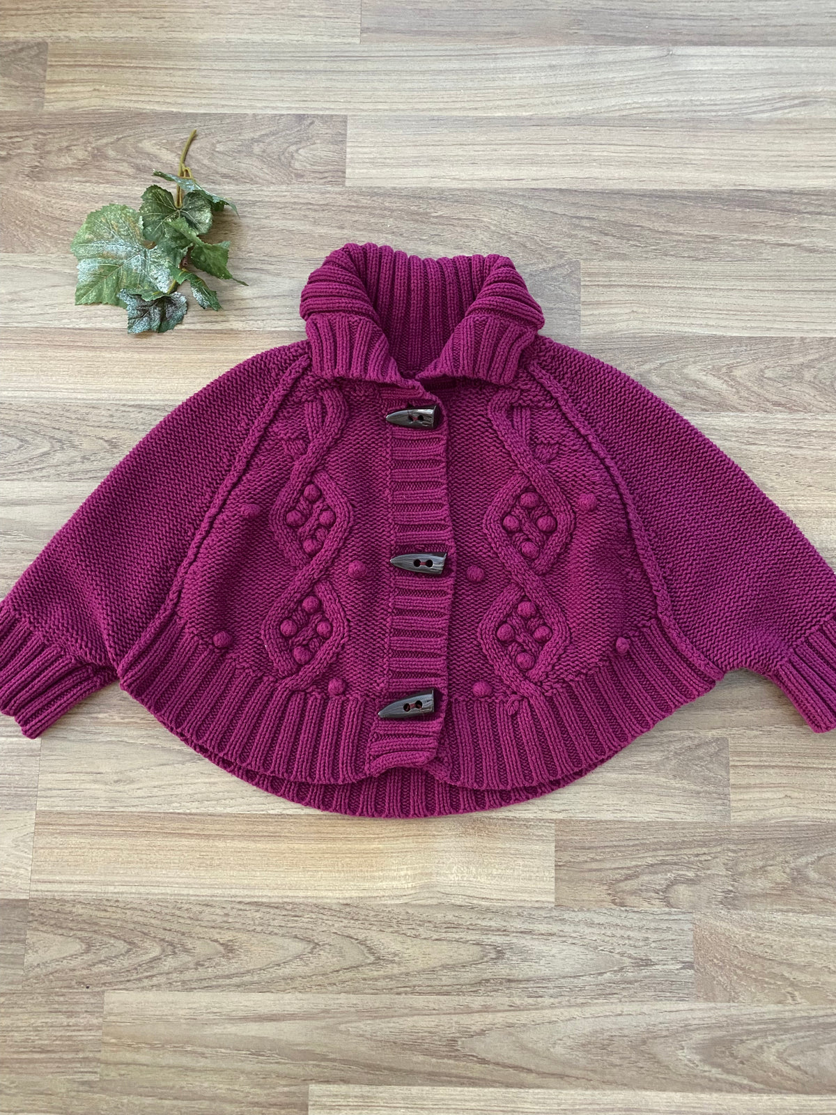 Poncho Sweater (Girls Size 3)