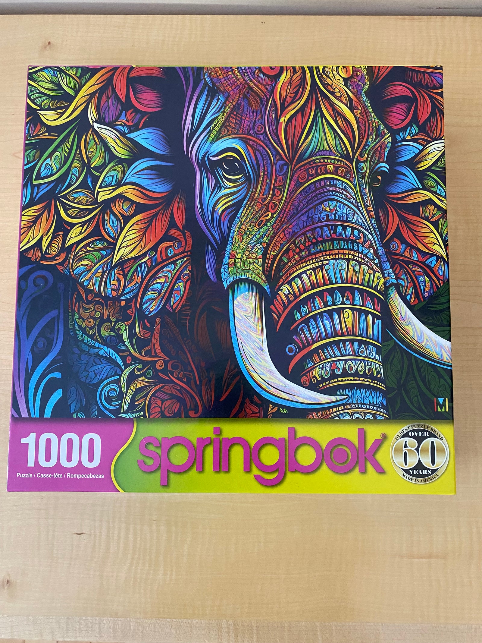 ELEPHANT MANDALA PUZZLE