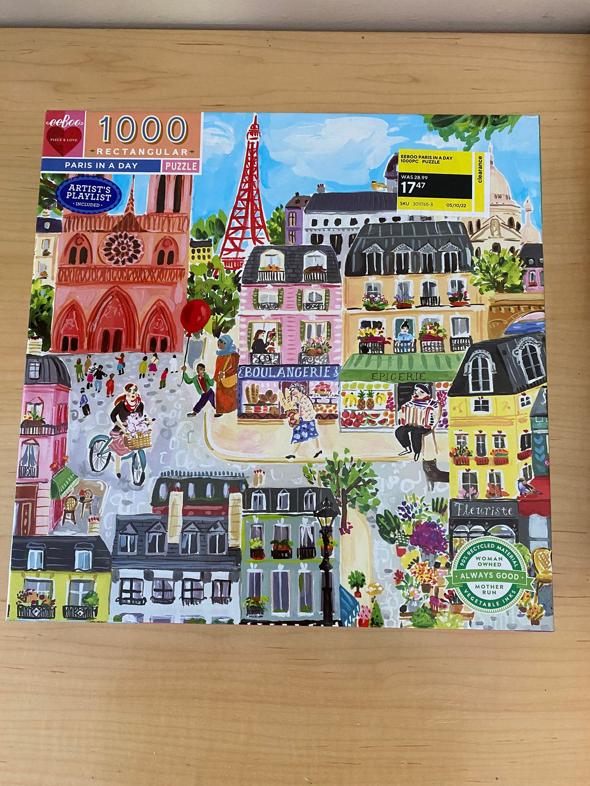 PARIS IN A DAY PUZZLE
