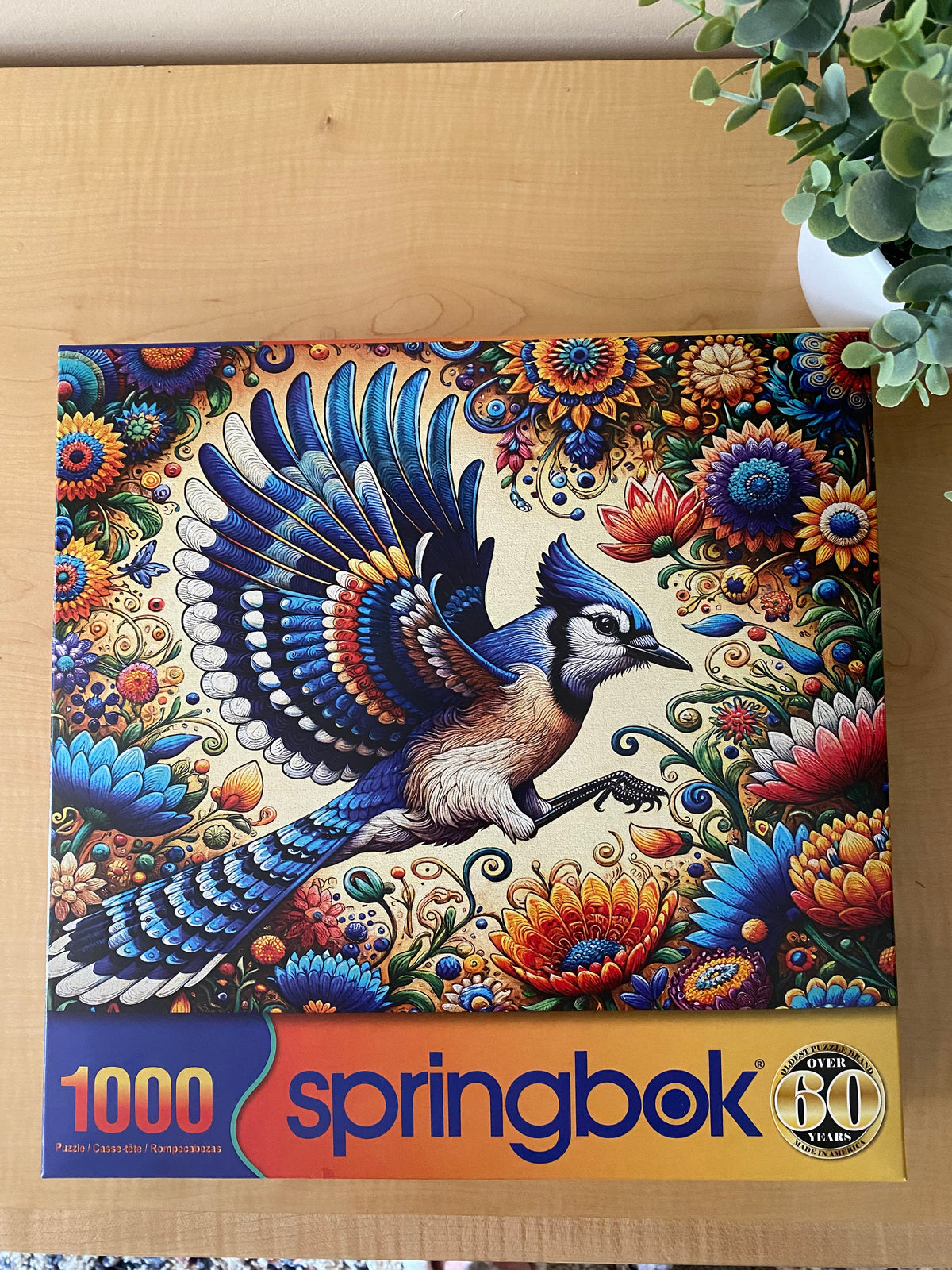 BLUEJAY IN SUMMER PUZZLE - 1000 PIECES