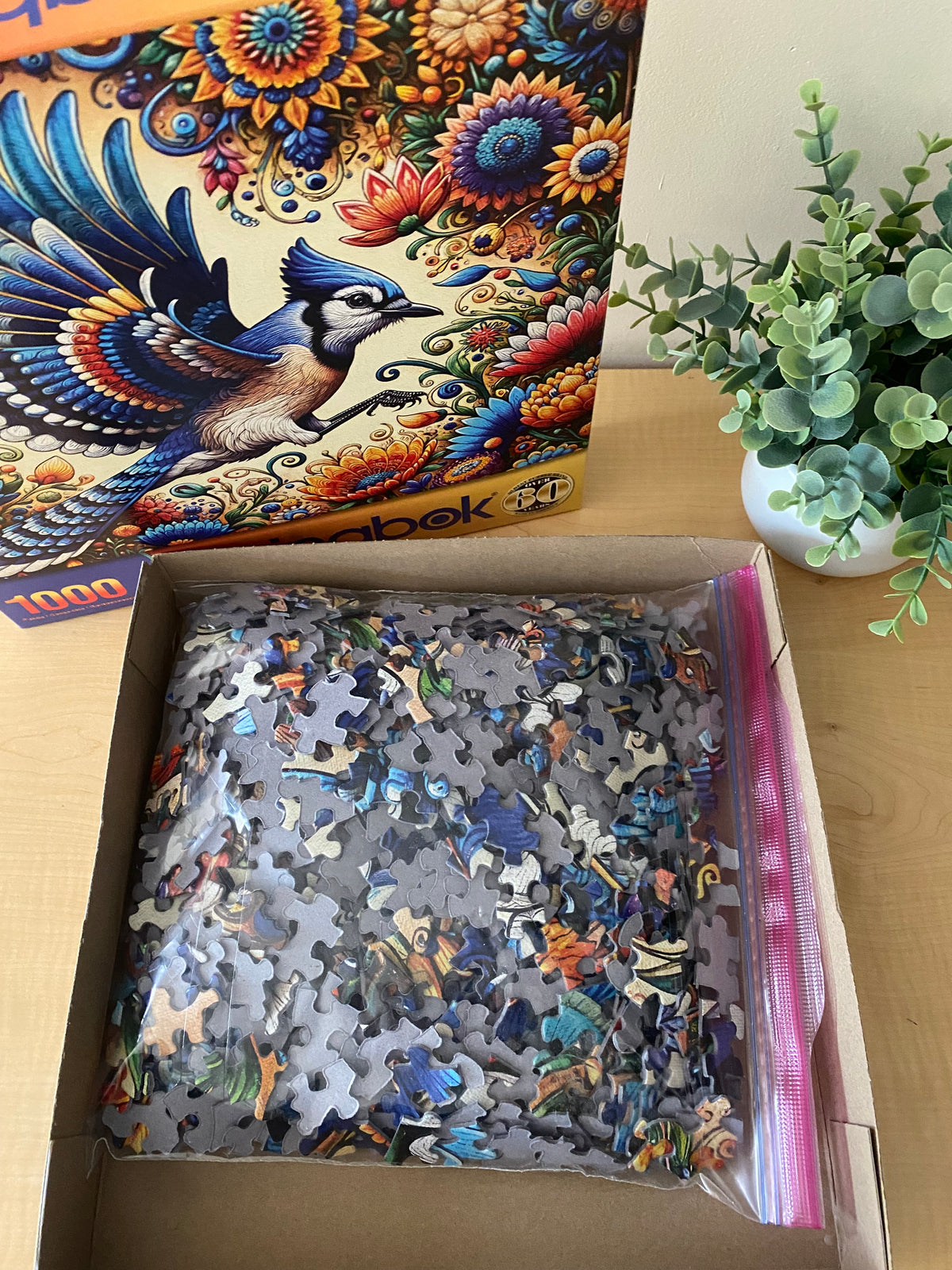 BLUEJAY IN SUMMER PUZZLE - 1000 PIECES