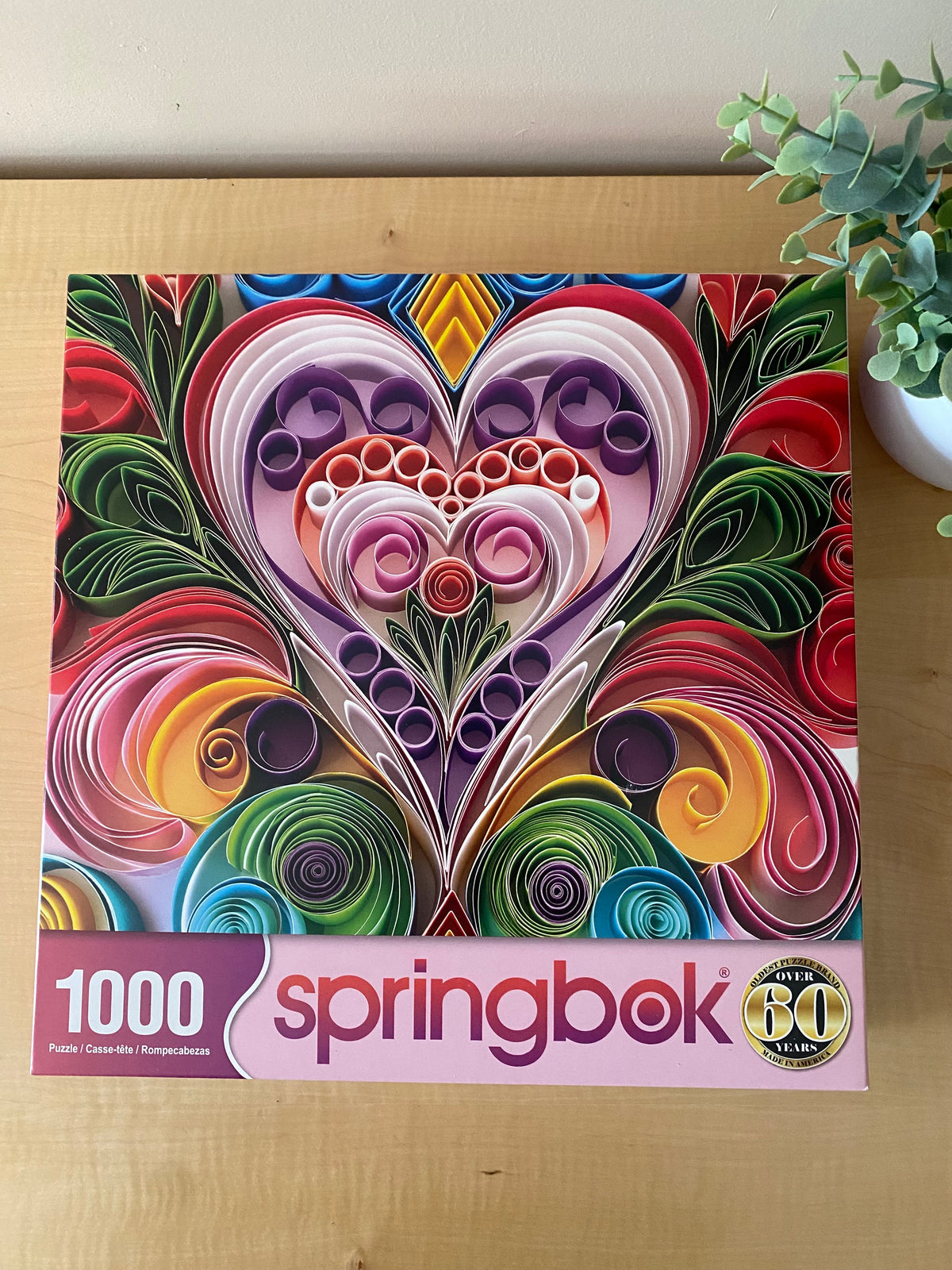 PAPER HEARTS PUZZLE - 1000 PIECES