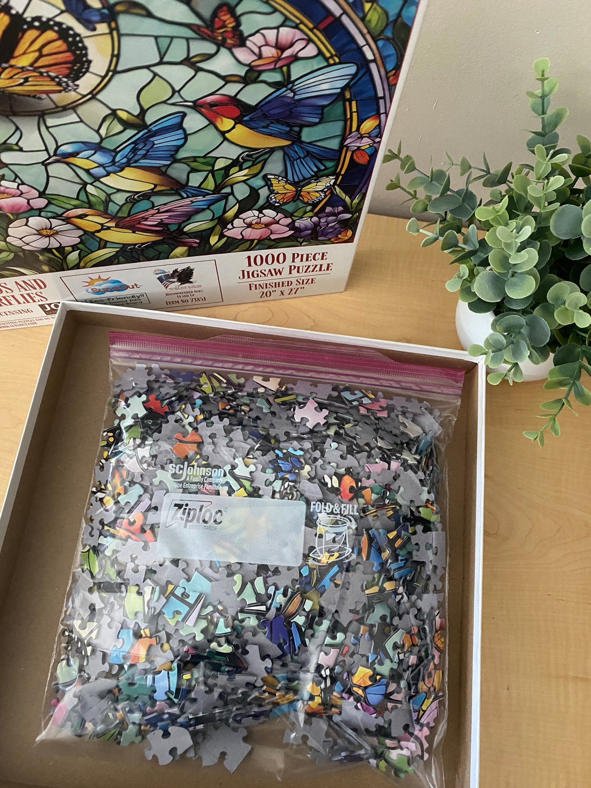 SONGBIRDS AND BUTTERFLIES PUZZLE - 1000 PIECES