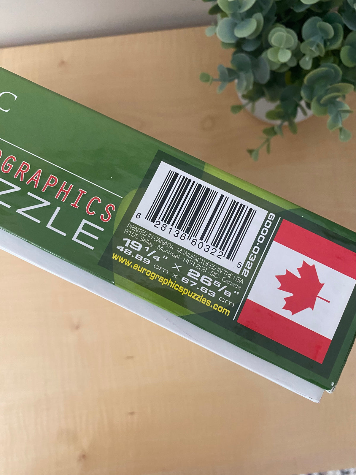 THE CANADIAN PUZZLE - 1000 PIECES
