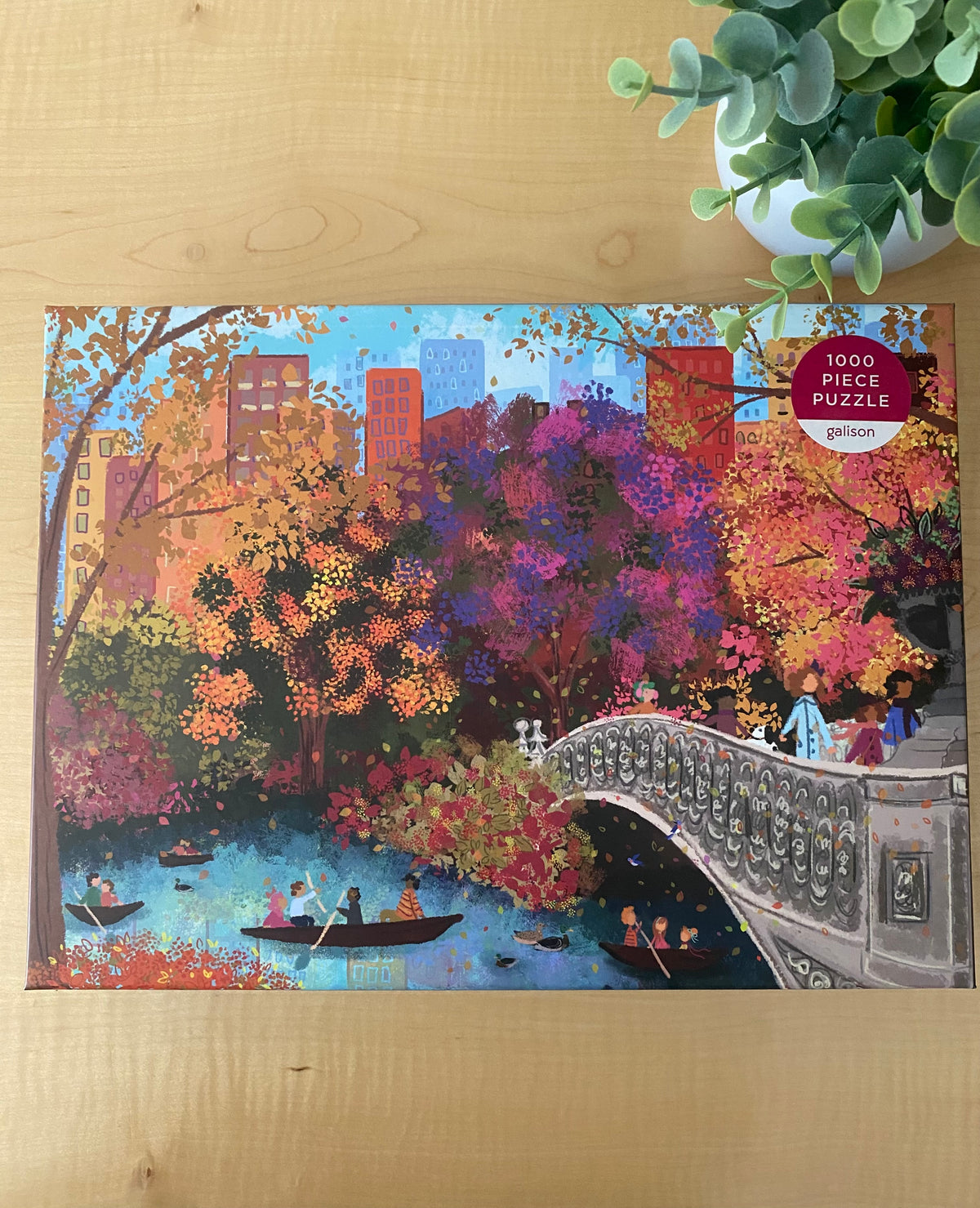 AUTUMN ON BOW BRIDGE PUZZLE - 1000 PIECES