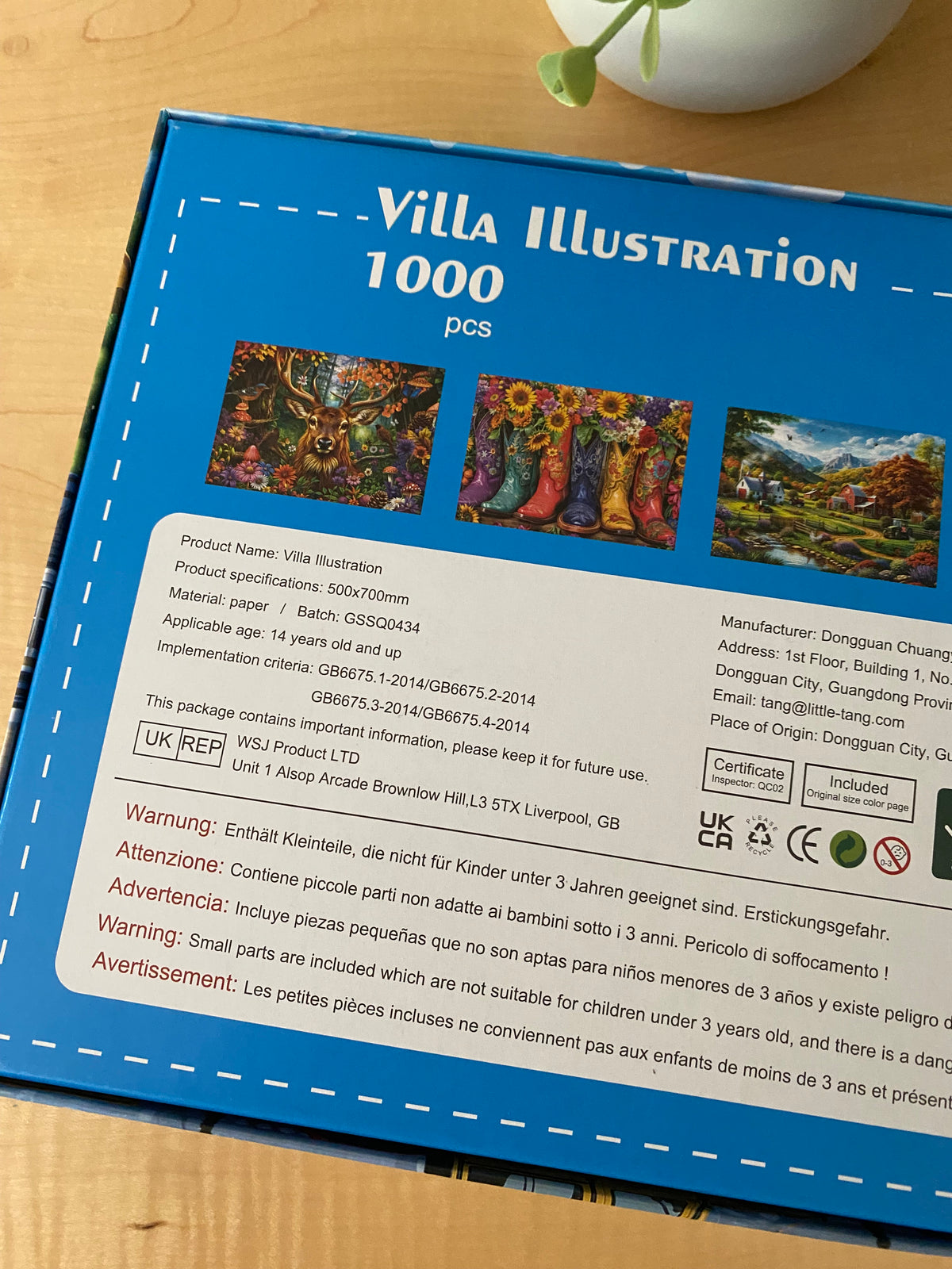 VILLA VILLAGE PUZZLE - 1000 PIECES