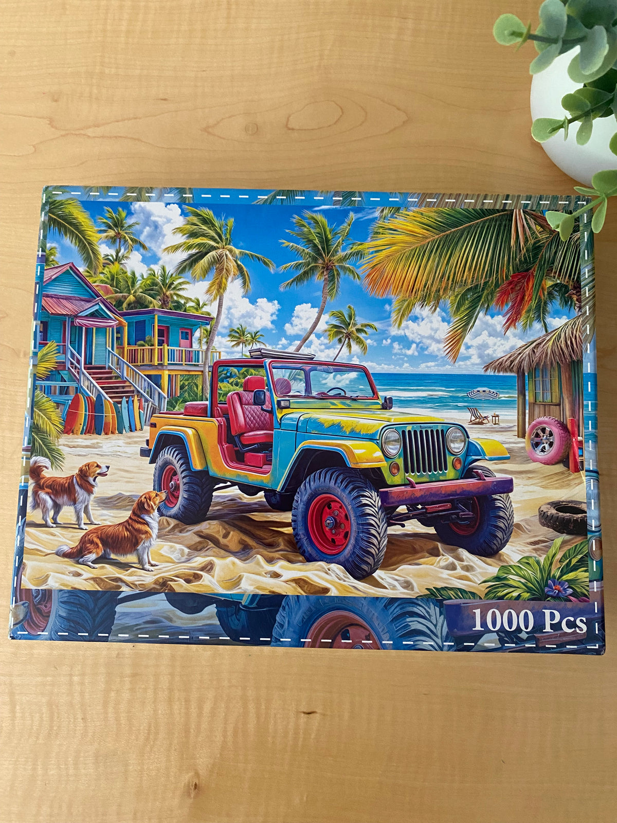 COLORFUL BEACH BUGGY PUZZLE - 1000 PIECES