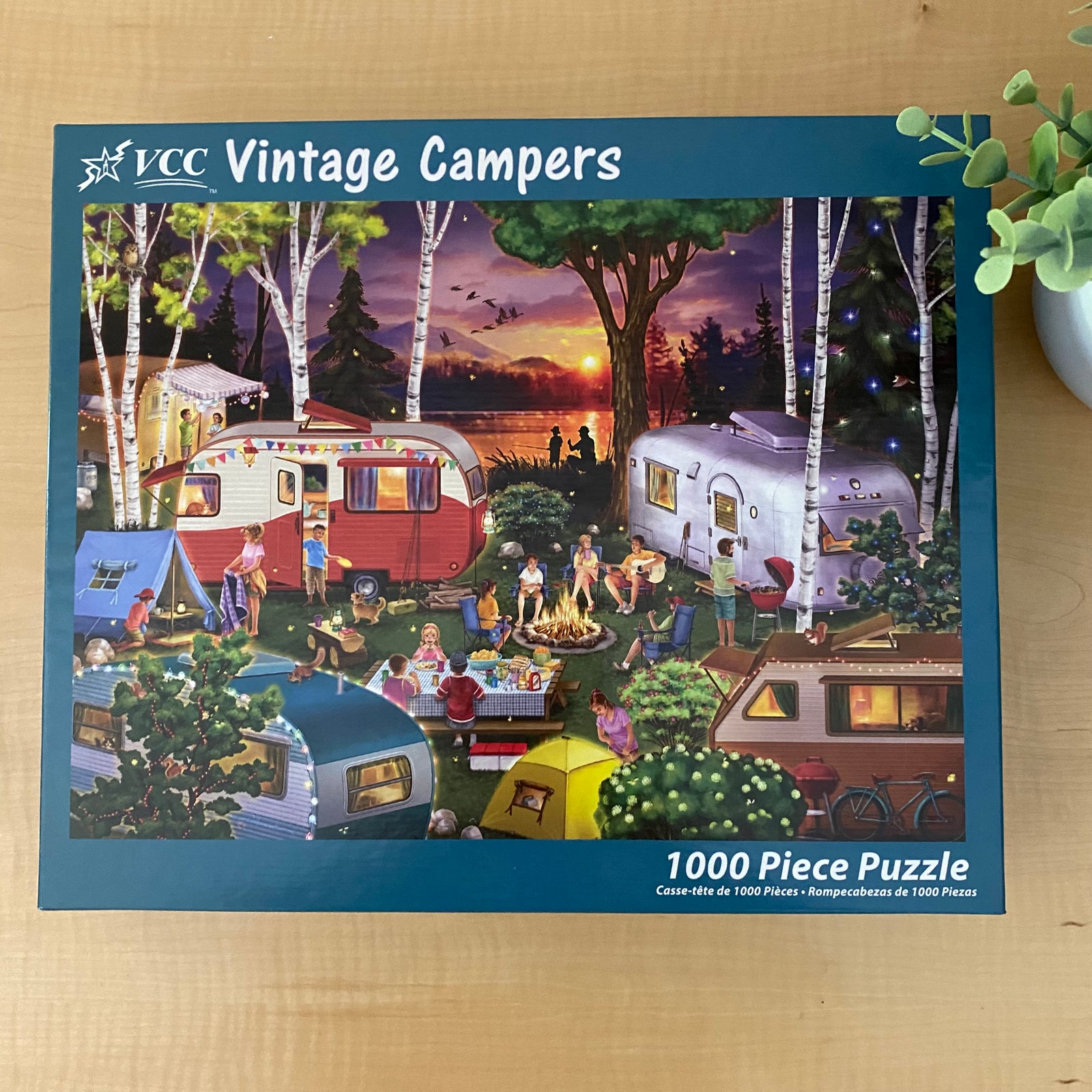 VINTAGE CAMPERS PUZZLE - 1000 PIECES