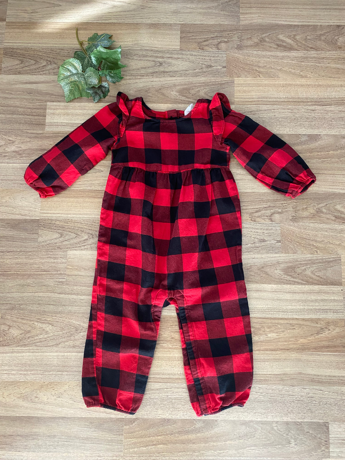 Long Sleeve Romper (Girls Size 12-18M)