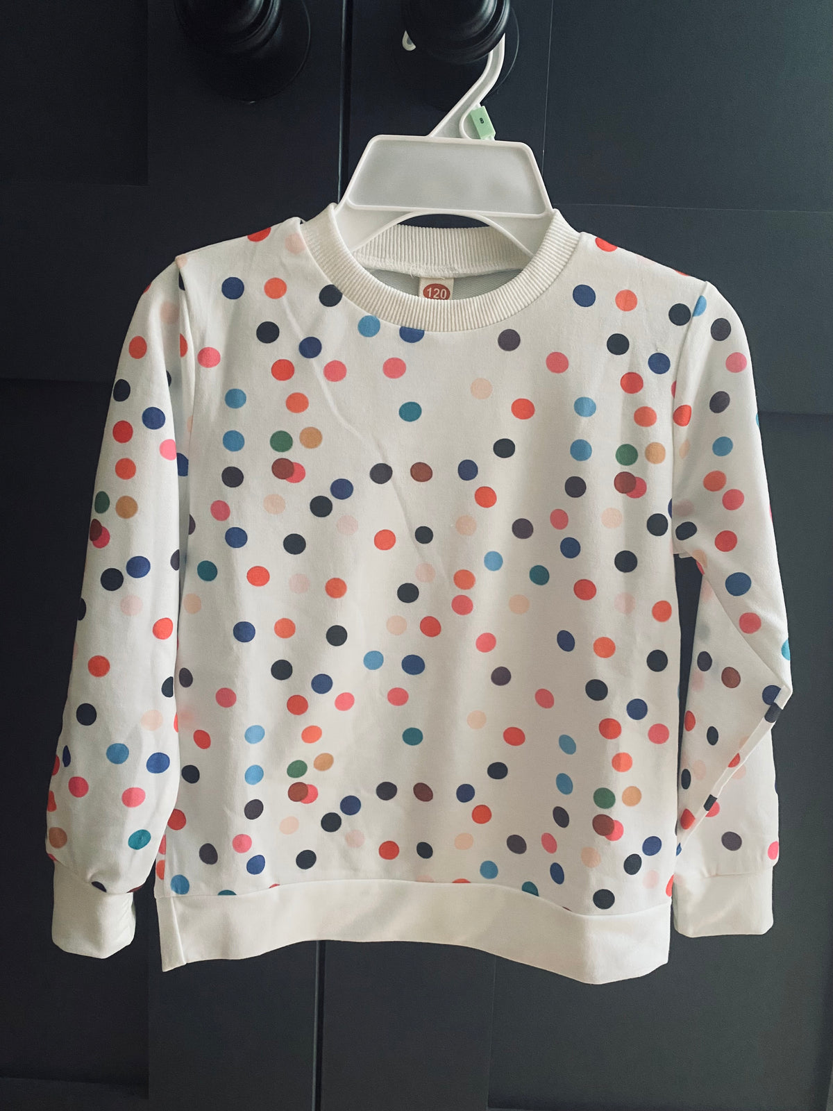 Polka Dot Sweater (Girls Size 5-6)