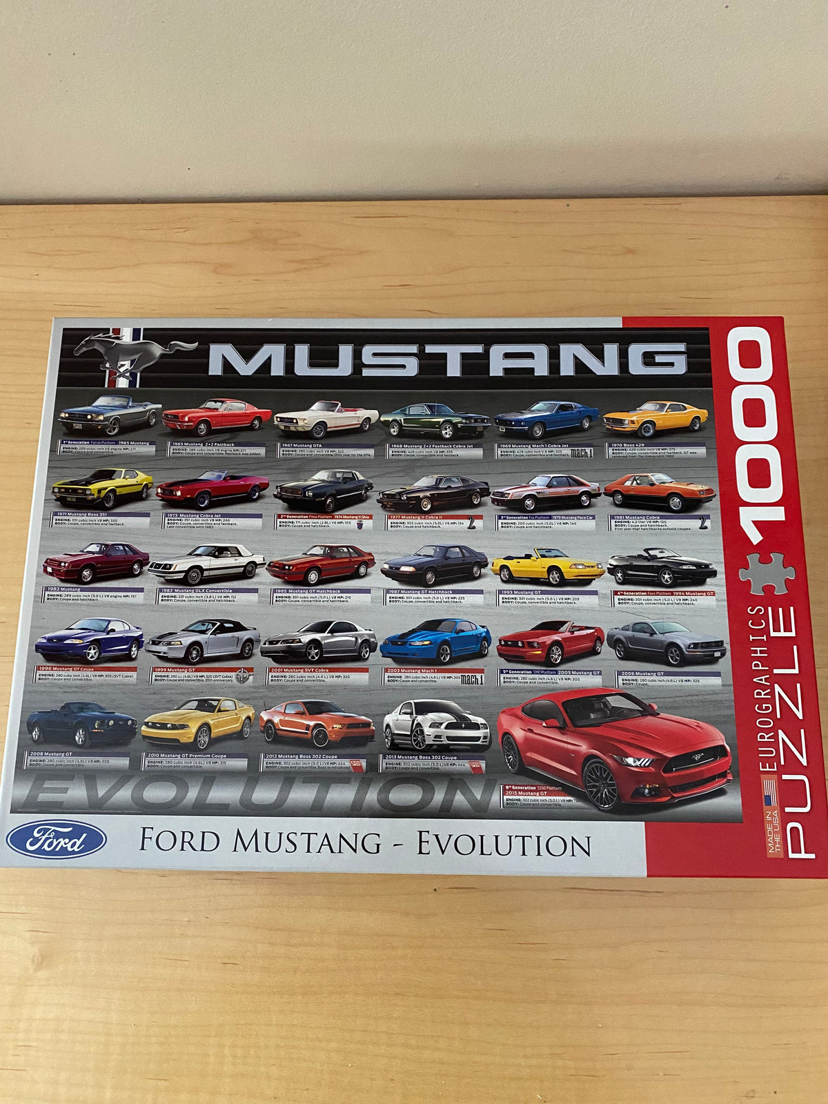 EUROGRAPHICS MUSTANG PUZZLE