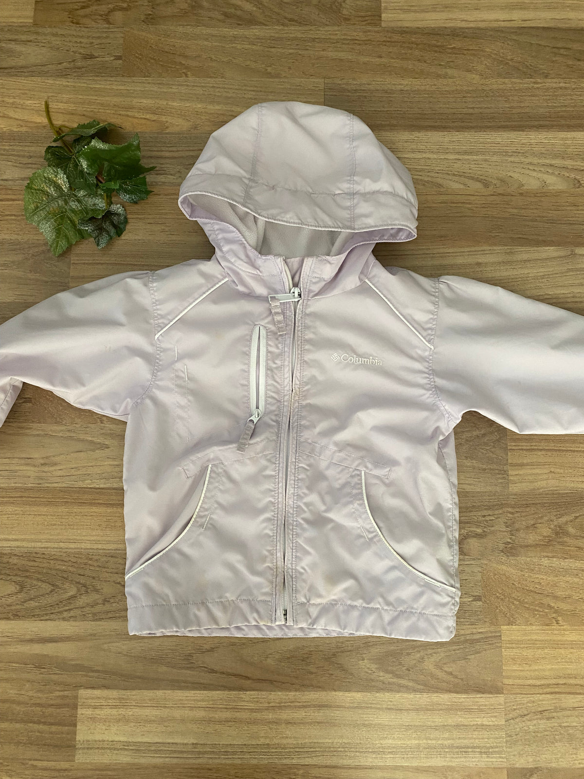 Full Zip Up Hooded Fall Jacket (Girls Size 3)