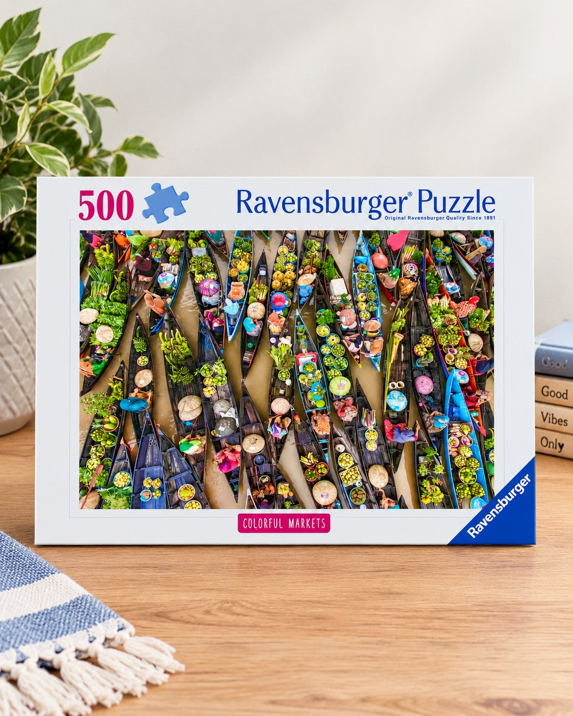 COLORFUL MARKETS PUZZLE - 500 PIECES