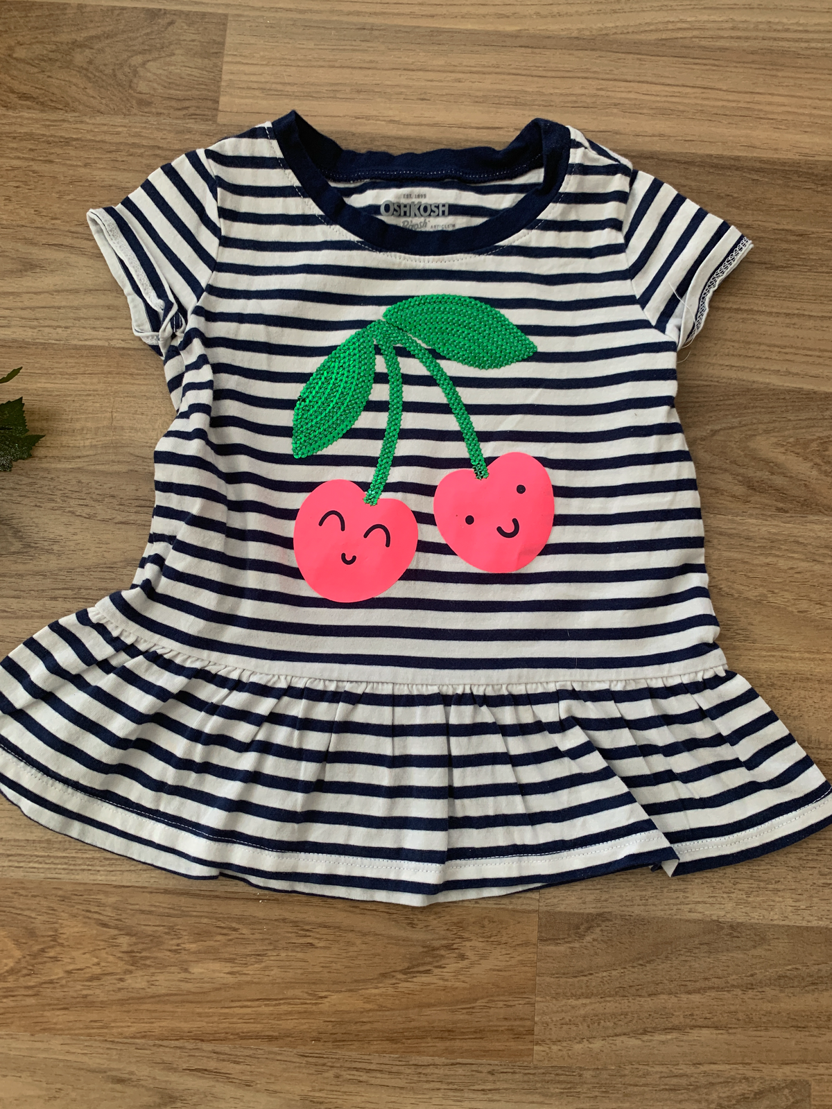 Short Sleeve striped top (Girls Size 3)