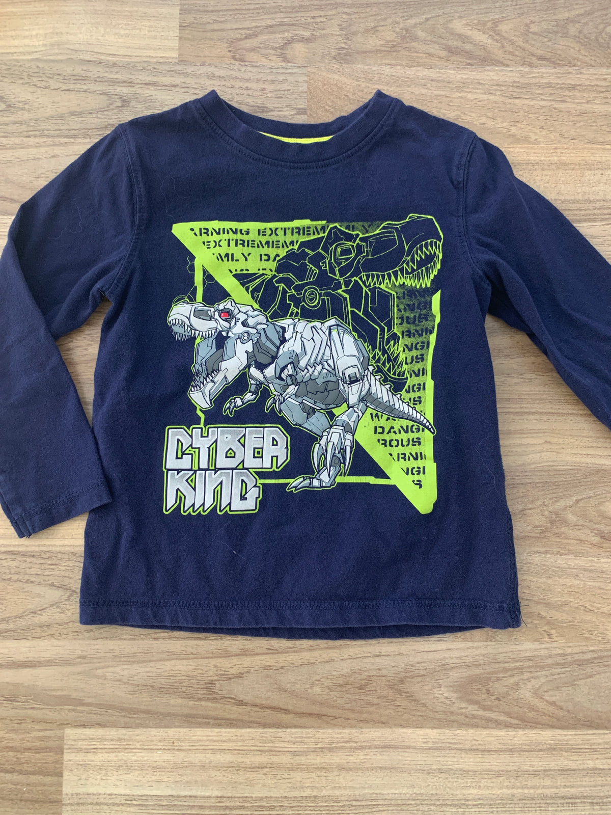 Long Sleeve Graphic Top (Boys Size 4)