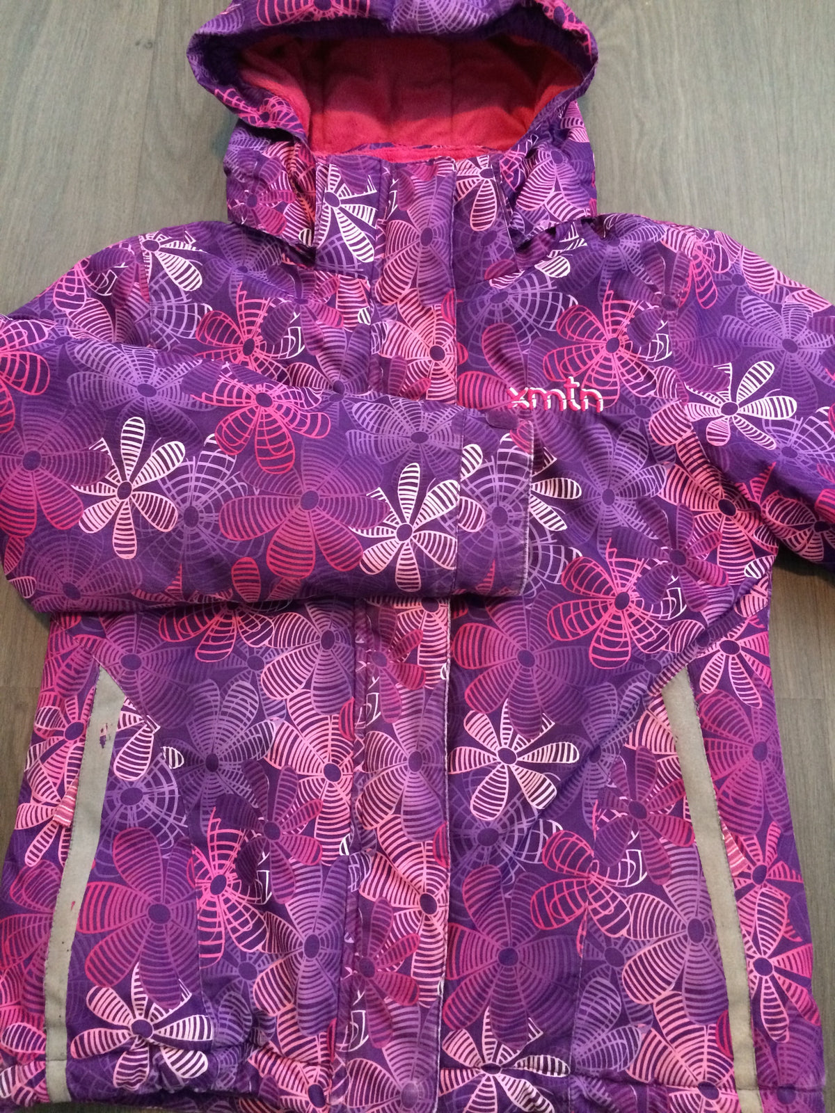 Full-Zip Hooded Winter Coat (Girls Size 10)