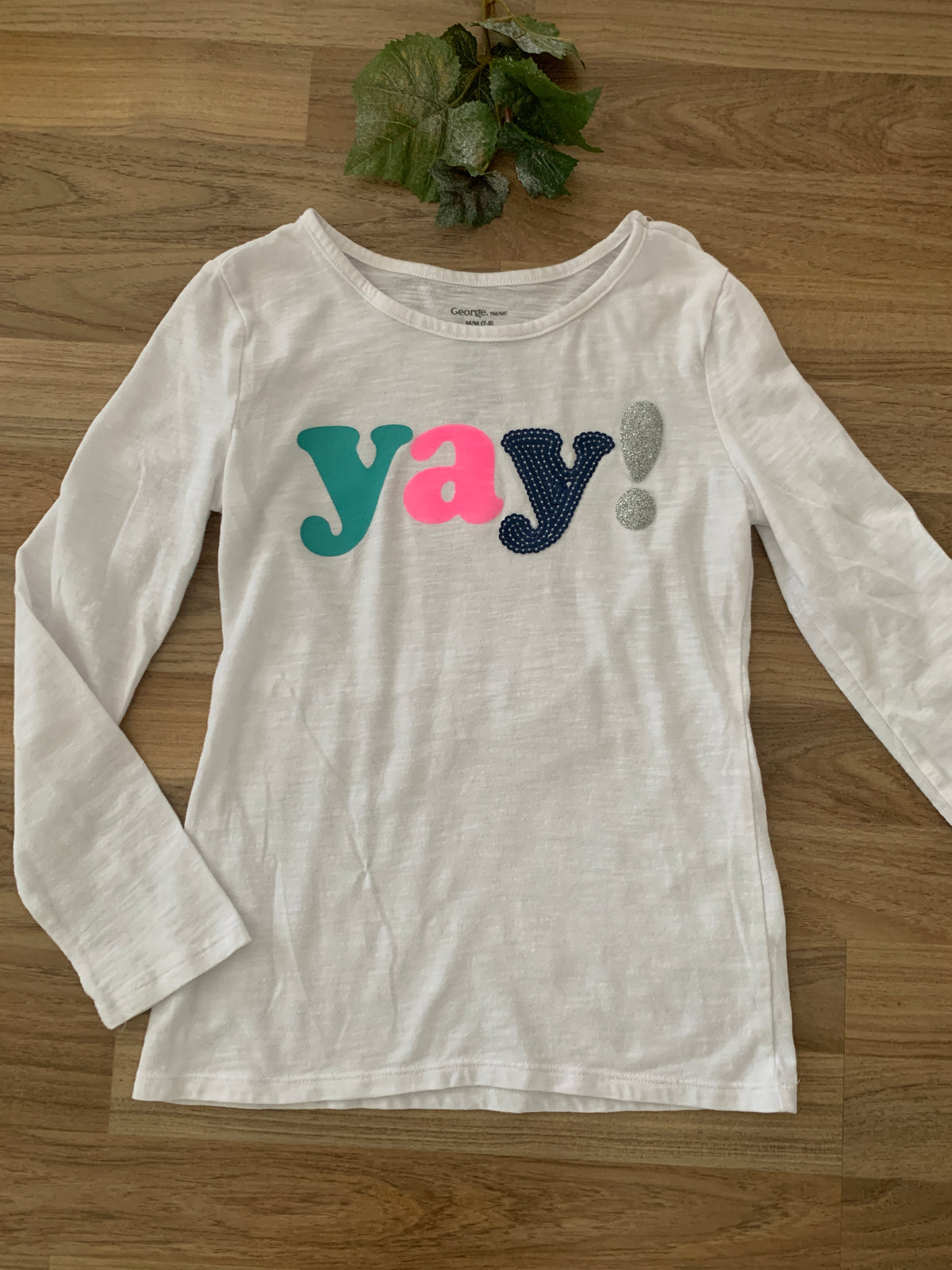 Long Sleeve Graphic Top (Girls Size 7-8)