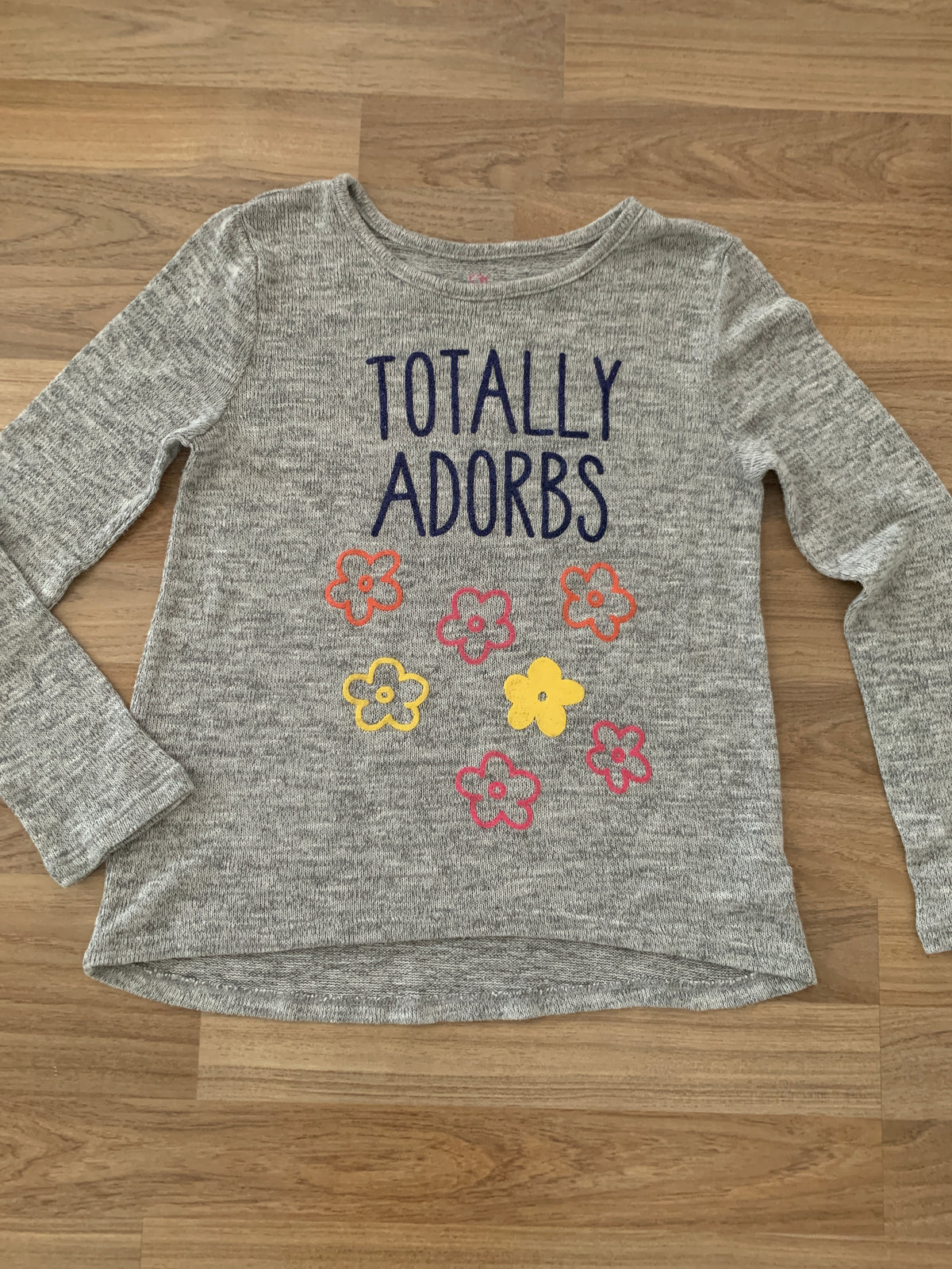 Long Sleeve Graphic Sweater (Girls Size 10-12)