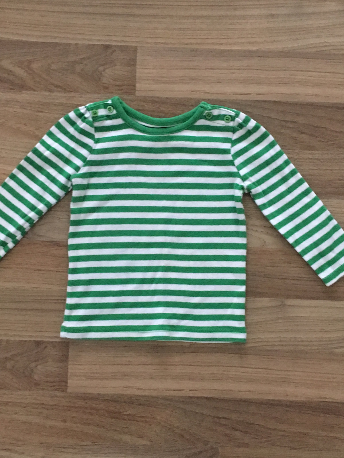 Long Sleeve Striped Top (Girls Size 12-18M)