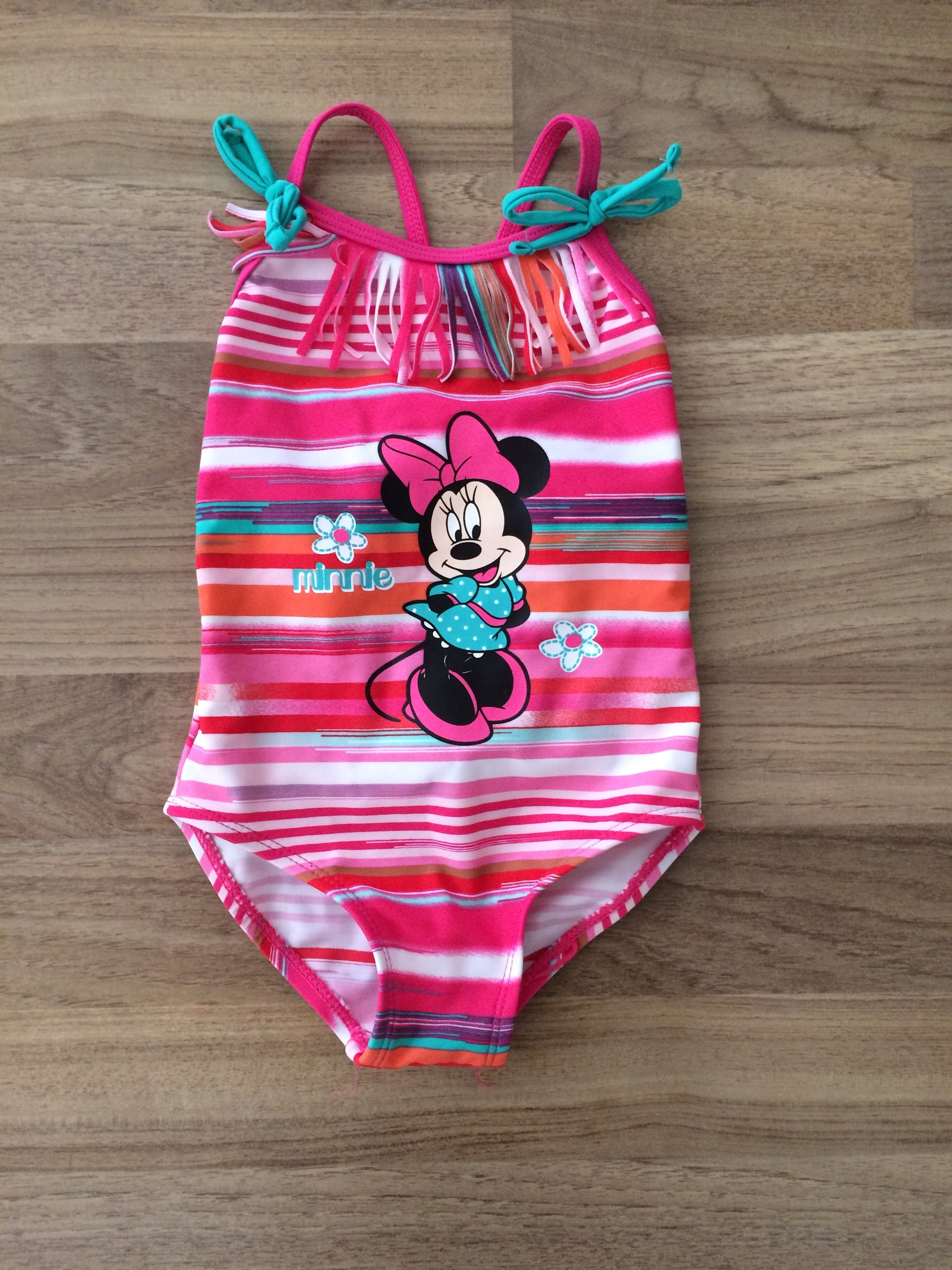 One Piece Bathing Suit (Girls Size 12M)