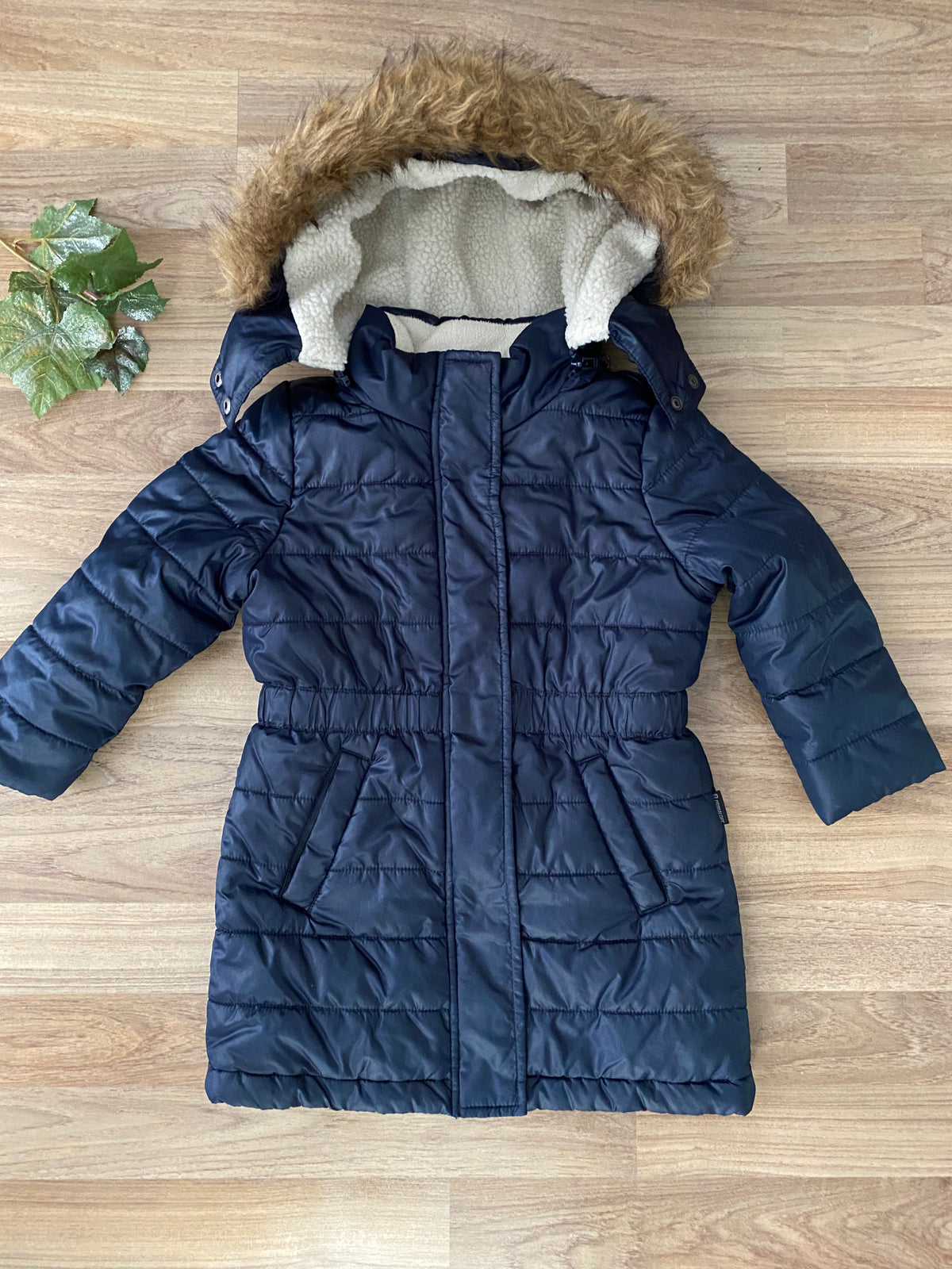 Full Zip Hooded Winter Coat (Girls Size 3)