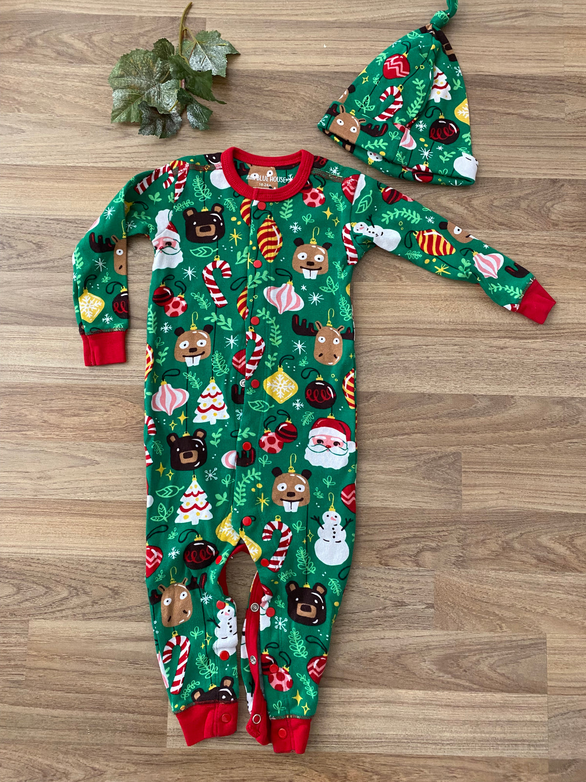 Full Button Up Sleeper (Boys Size 18-24M)