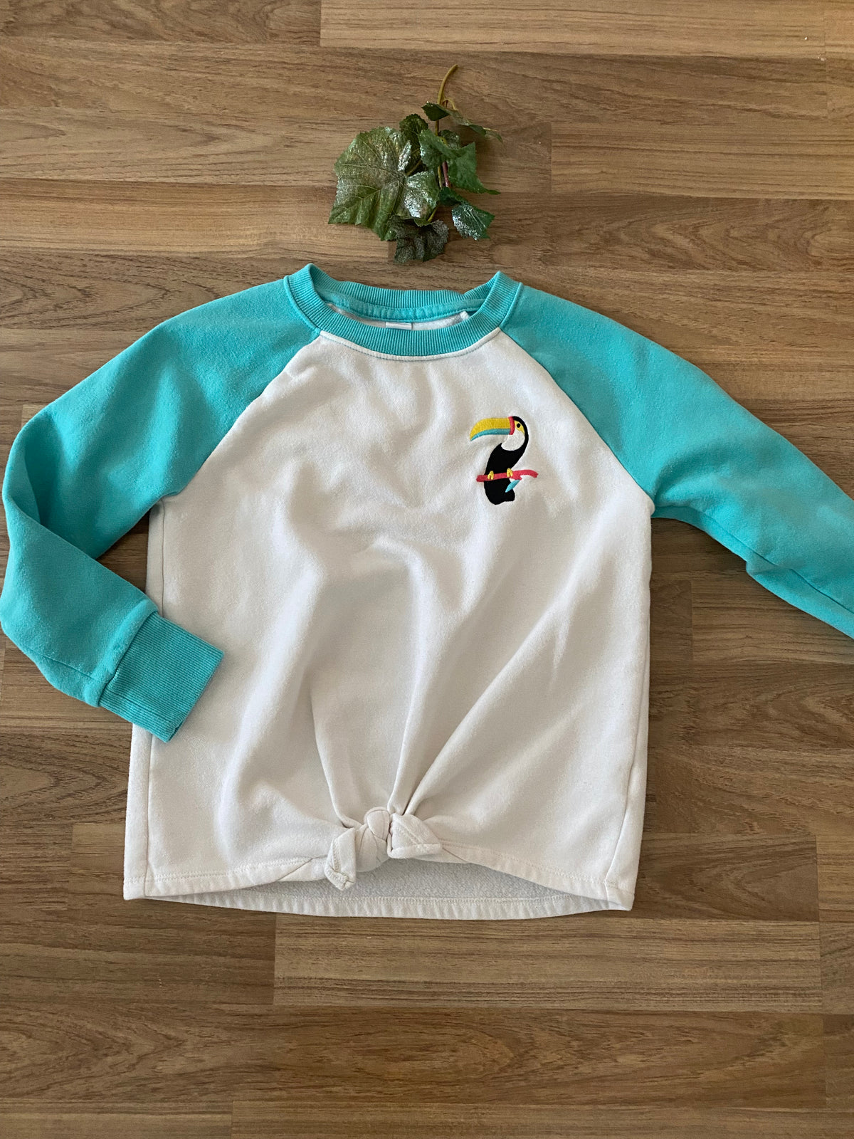 Long Sleeve Graphic Sweater (Girls Size 8)